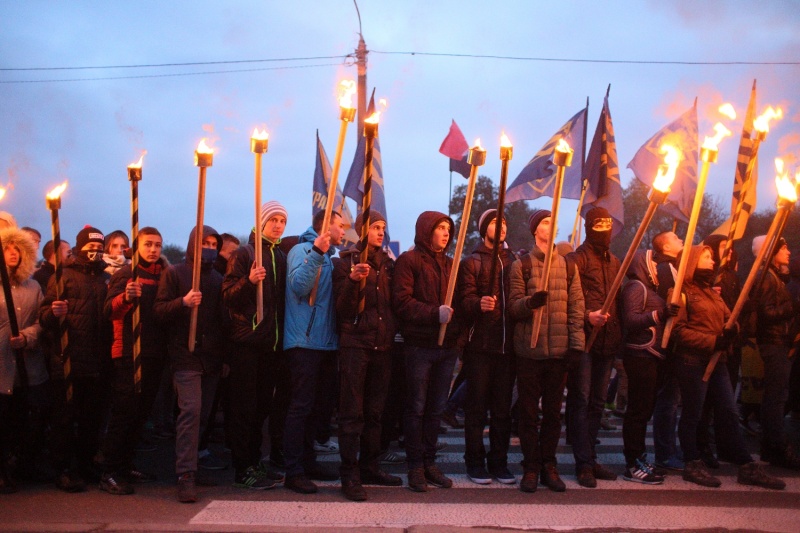 "Марш нації" у Києві: активісти зажадали відмовитися від виборів на Донбасі